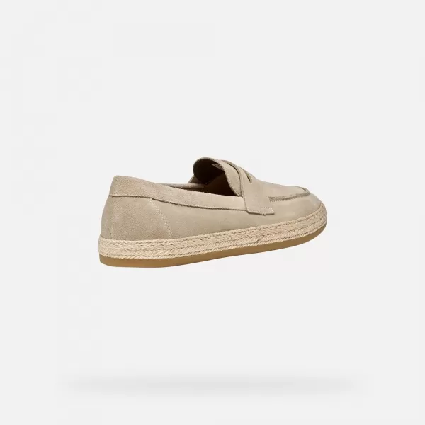  Pánské mokasíny GEOX PANTELLERIA G014529 BÉŽOVÁ 