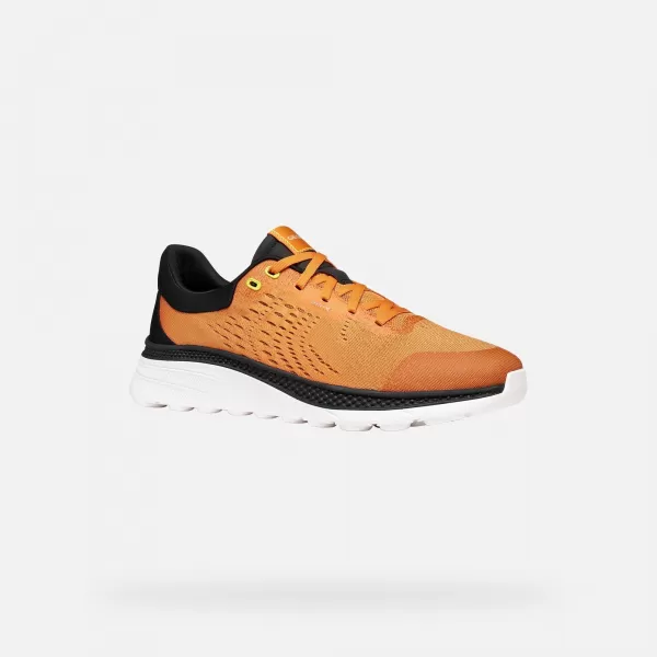  Pánské tenisky GEOX SPHERICA ACTIF X1 G014569 ORANŽOVÁ 