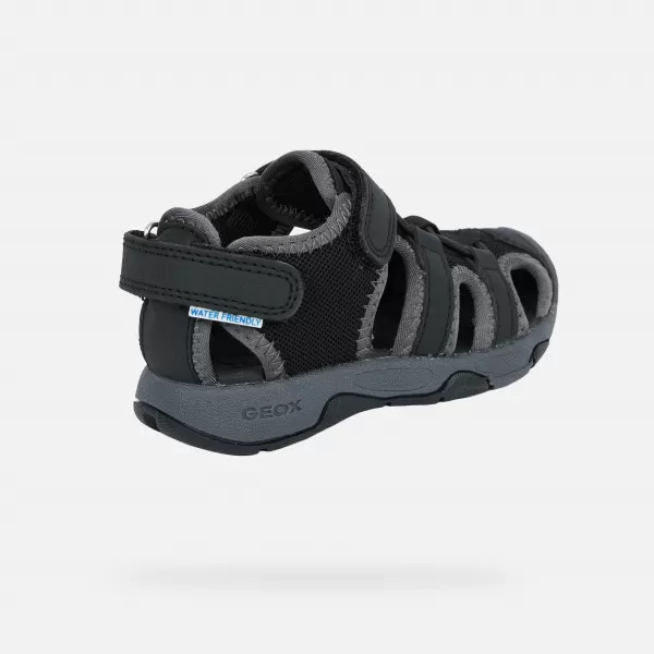  Chlapecké sandály GEOX MULTY B650FA05014C9999 ČERNÁ 