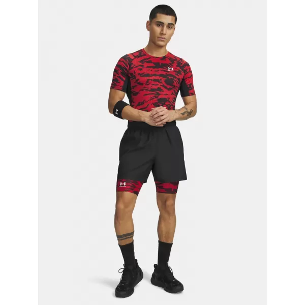  Pánské kraťasy UNDER ARMOUR HG PRINTED LNG SHORT 6009658-002 ČERNÁ 