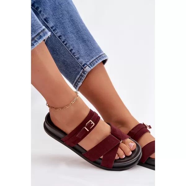  Dámské pantofle BOTO SELORINA 41592 BURGUNDY 