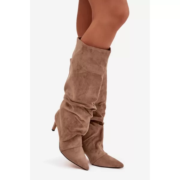  Dámské kozačky BOTO MAVELLA 40619 KHAKI 