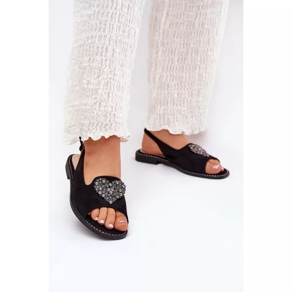  Dámské sandály S.BARSKI KV27-018 BLACK 