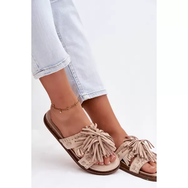  Dámské pantofle BOTO GLORINNA 41498 BEIGE 