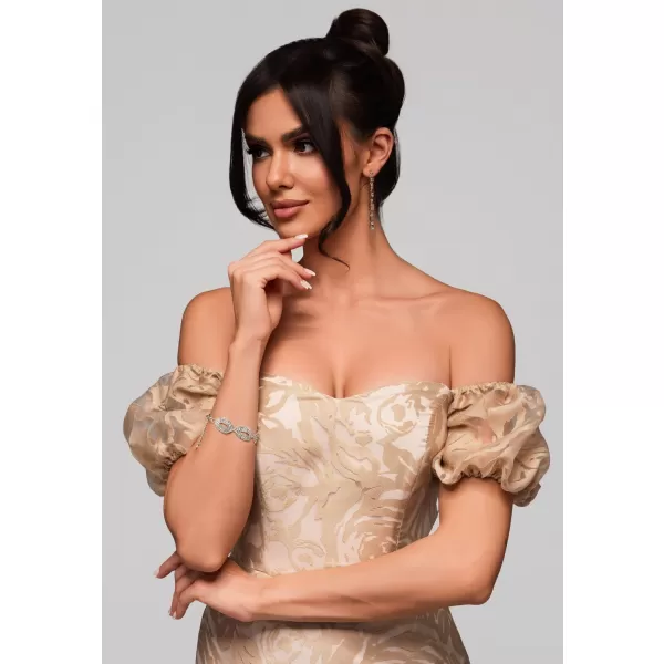  Dámské šaty LARICA LA-OM-DLR150 BEIGE 