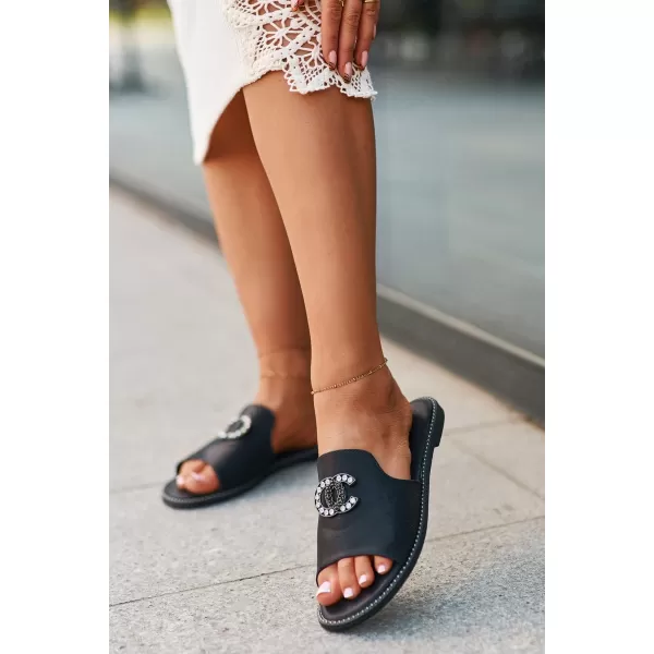  Dámské žabky S.BARSKI KV27-050 BLACK 