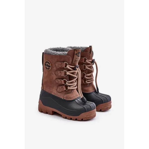  Dětské sněhule LEE COOPER LCJ-24-44-2842K BROWN 