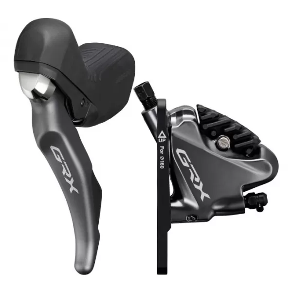  Brzda SHIMANO GRX BR-RX810 ZADNÍ KOMPLET ŘAZENÍM FLAT MOUNT+CHLADIČ ORIGINAL 