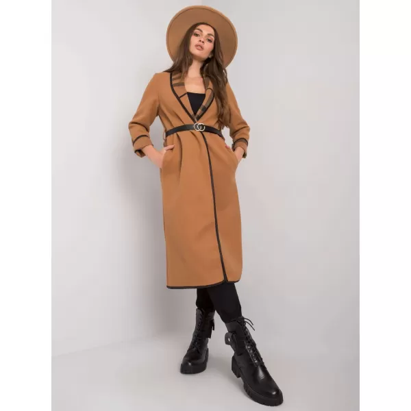  Dámský kabát ITALY MODA DHJ-PL-A5753.38X CAMEL 