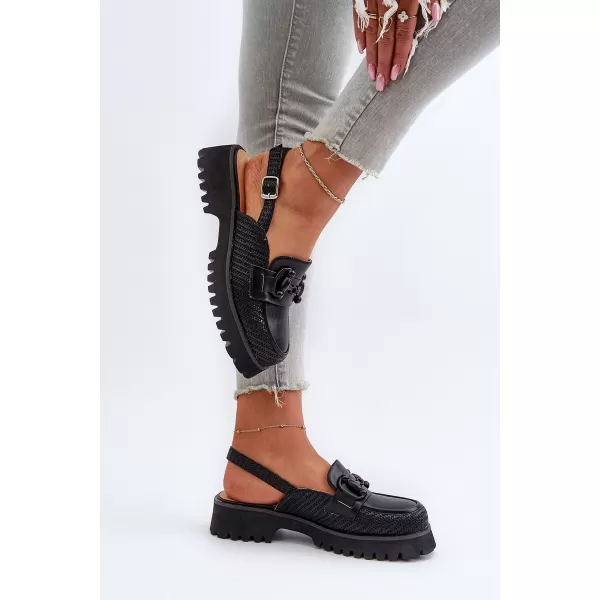  Dámské sandály D&A MR38-656 BLACK 