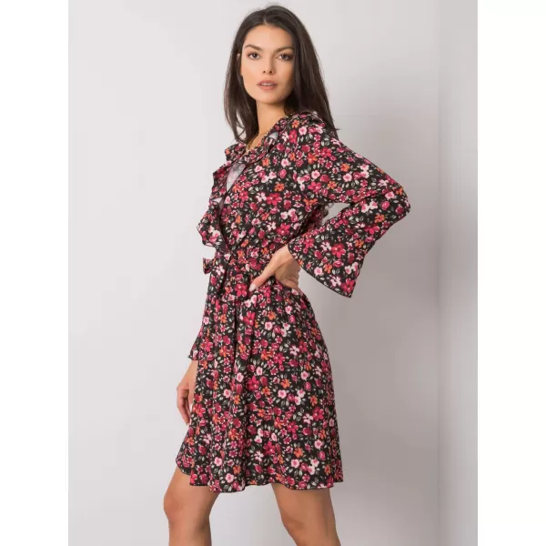  Dámské šaty ITALY MODA DHJ-SK-13891A.71P BLACK AND RED 