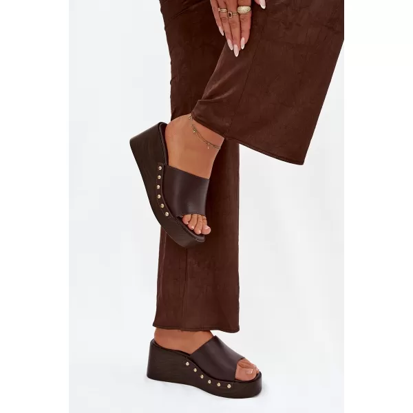  Dámské pantofle BOTO ARIONNE 41252 COFFEE 