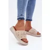 Dámské pantofle VINCEZA 66741 BEIGE