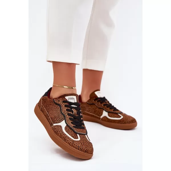  Dámské tenisky LOPEZ JUST DARE SS2D4016 BROWN/BEIGE 