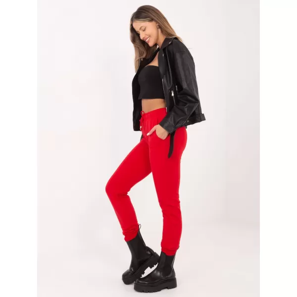  Dámské tepláky BASIC FEEL GOOD RV-DR-5040.92 RED 