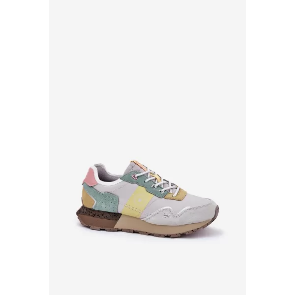  Dámské boty BIG STAR RR274244 YELLOW/GREY 