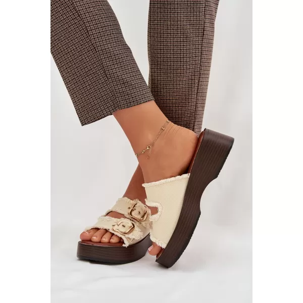  Dámské pantofle BOTO RENELISSE 41325 BEIGE 