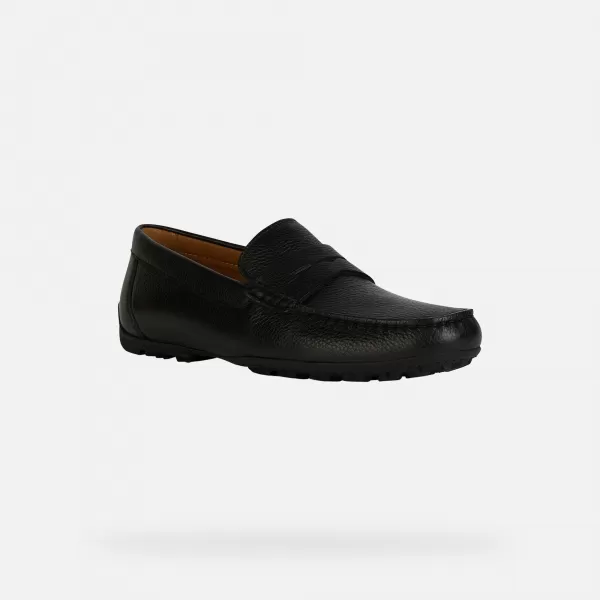  Pánské mokasíny GEOX KOSMOPOLIS + GRIP G002600 ČERNÁ 
