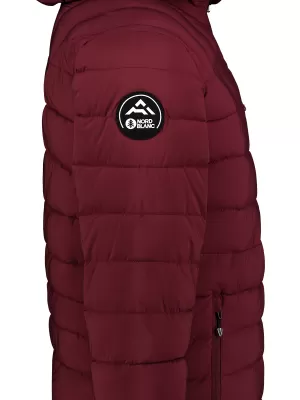 Pánská zimní bunda NORDBLANC SCREE NBWJM8262 VÍNOVÁ