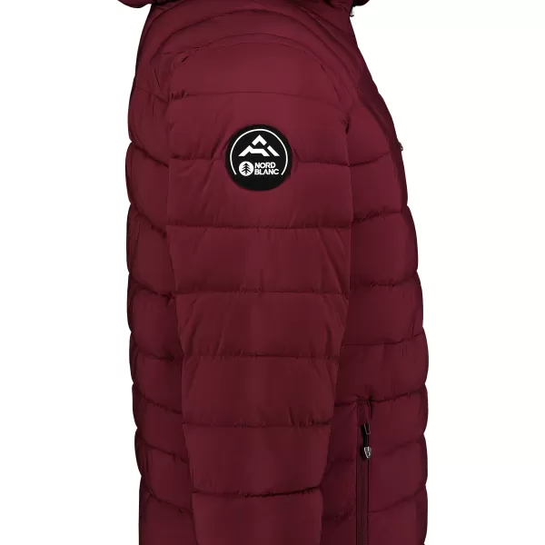  Pánská zimní bunda NORDBLANC SCREE NBWJM8262 VÍNOVÁ 