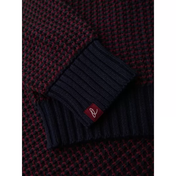  Pánský svetr OMBRE OM-SWSW-0122 MAROON 