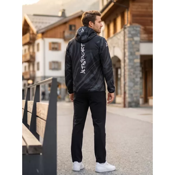  Pánská softshellová bunda premium ALTISPORT VOJ/ALM072JACK01 ČERNÁ 