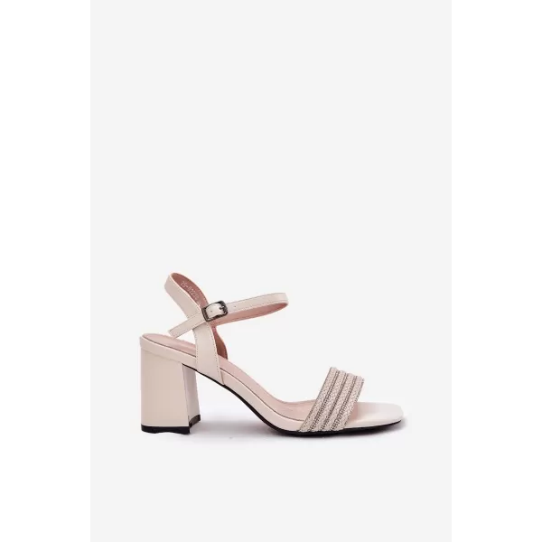  Dámské sandály VINCEZA 62228 BEIGE 