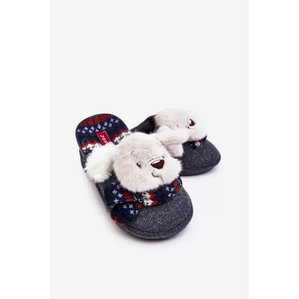  Dětské pantofle BOTO DASCA 28697 GREY 