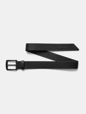 Pánský pásek UNDER ARMOUR M DRIVE PU BELT 1389942-001 ČERNÁ
