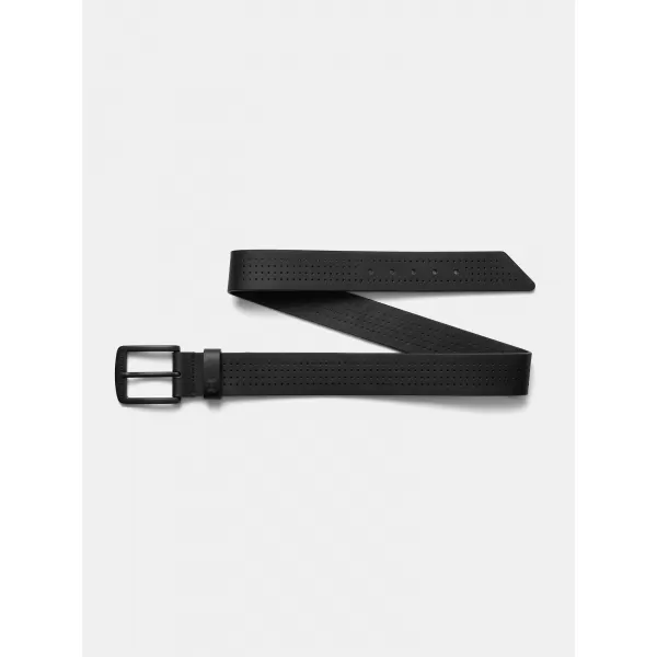  Pánský pásek UNDER ARMOUR M DRIVE PU BELT 1389942-001 ČERNÁ 