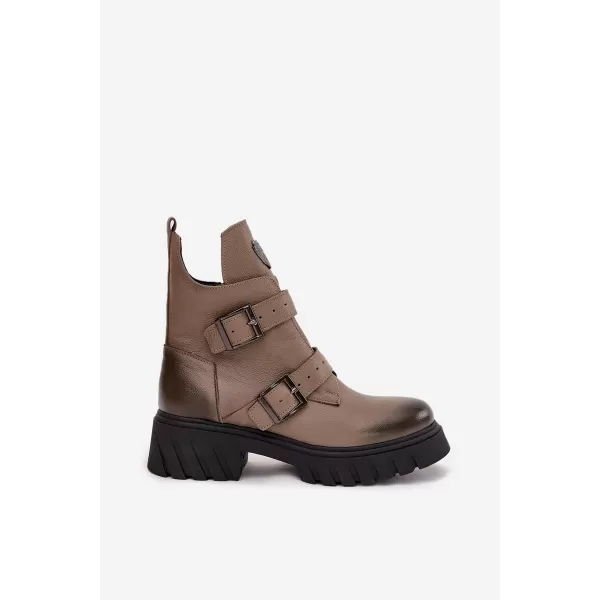  Dámské boty ZAZOO 60482 BEIGE 