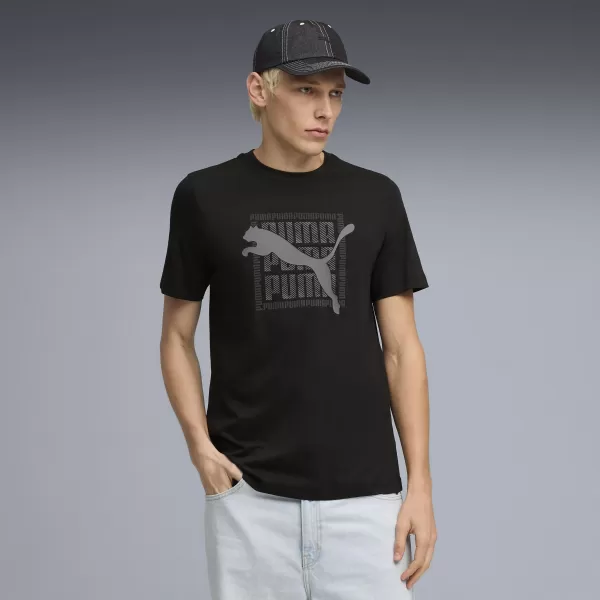  Pánské triko PUMA GRAPHIC TEE 691775_01 PUMA BLACK 