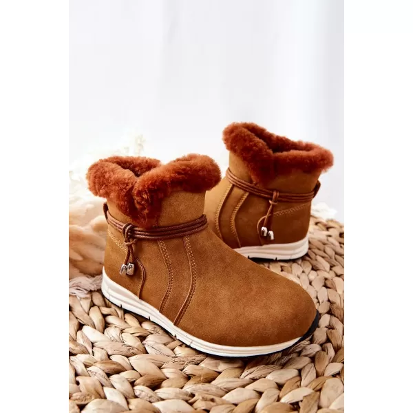  Dětské sněhule BIG STAR BB374058BS CAMEL 
