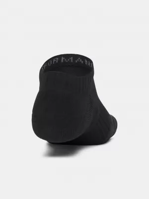Ponožky UNDER ARMOUR PERFORMANCE COTTON 3PK NS 6009683-008 ČERNÁ