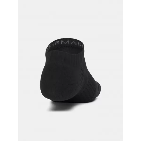  Ponožky UNDER ARMOUR PERFORMANCE COTTON 3PK NS 6009683-008 ČERNÁ 