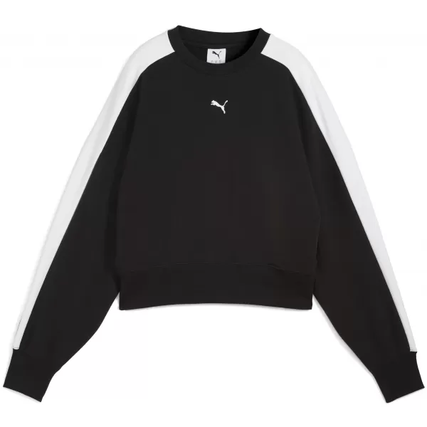  Dámská mikina PUMA T7 OVER-OVERSIZED CREW 633439-01 PUMA BLACK 