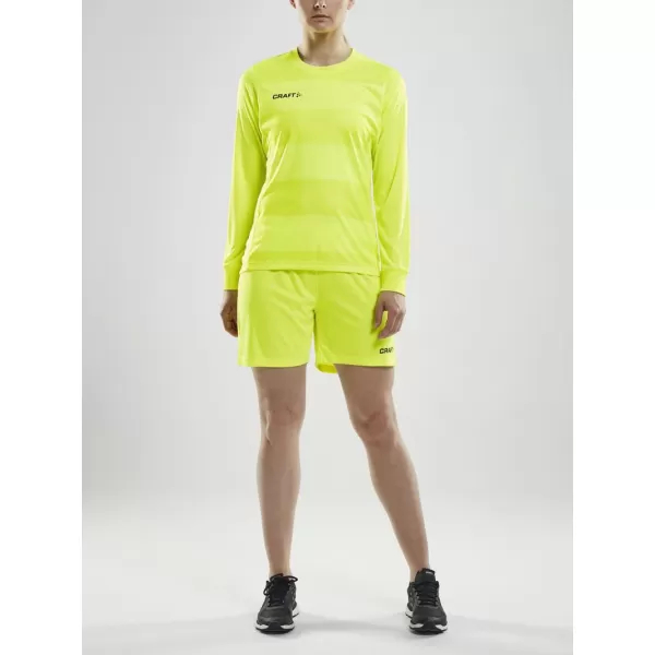  Dámské brankářské šortky CRAFT TW Squad Go GK Shorts W FLUO 