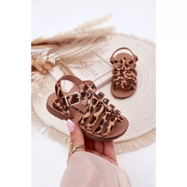  Dětské sandály BOTO MARIANA 38044 LEOPARD 