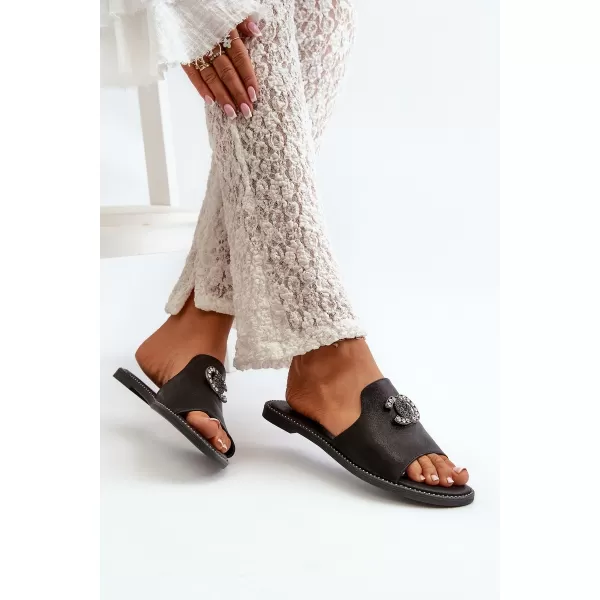  Dámské žabky S.BARSKI KV27-050 BLACK 