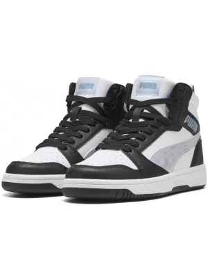 Dámské boty PUMA REBOUNDV6MIDSPACEBELLEJR 402768-02 PUMA BLACK/LILAC CRUSH/WHITE