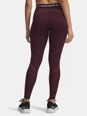Dámské legíny UNDER ARMOUR UA COLDGEAR TEXTURED LEGGING 6003997-600 ČERVENÁ