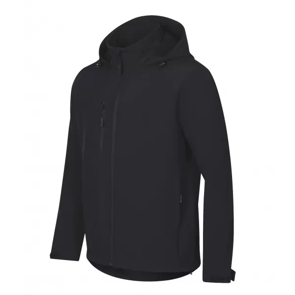  Pánská softshellová bunda ALTISPORT NoPrint NP/ALM845 EBONY GRAY 