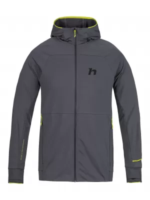 Pánská mikina HANNAH ETHAN HOODY BLACK OYSTER MEL