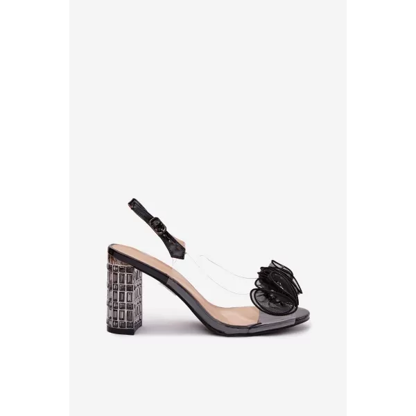  Dámské sandály D&A MR52-237 BLACK 