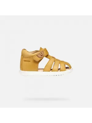 Chlapecké sandály GEOX SANDAL MACCHIA B254VA000CLC2003 ŽLUTÁ