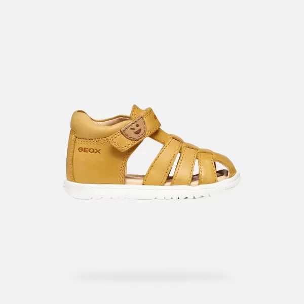  Chlapecké sandály GEOX SANDAL MACCHIA B254VA000CLC2003 ŽLUTÁ 