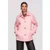 Dámský kabát LARICA OW-COLC-0114 PINK