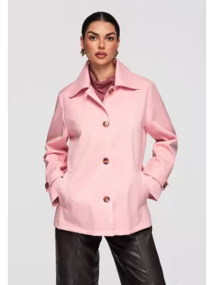 Dámský kabát LARICA OW-COLC-0114 PINK