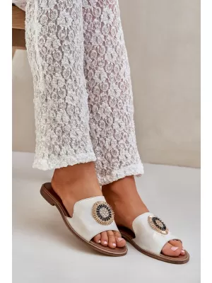 Dámské pantofle BOTO O 35305 WHITE