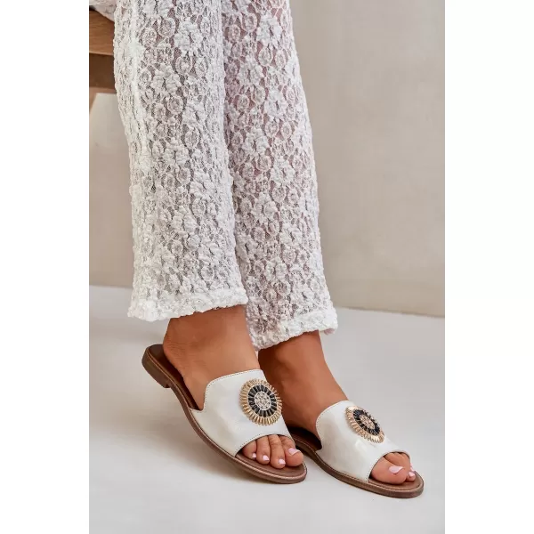  Dámské pantofle BOTO O 35305 WHITE 